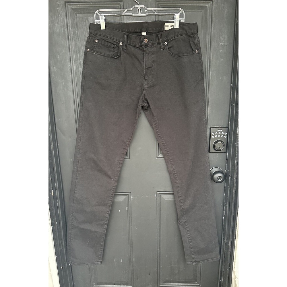 Todd Snyder Pants Mens 32x34 (Actual 34x32) 5-Pocket Chino Stretch Black